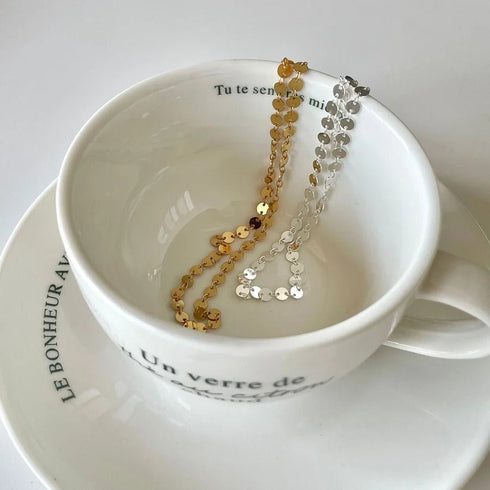 Colier din argint Anastasia (Silver/Gold)